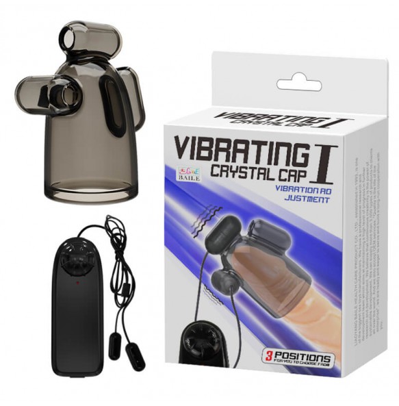 BAILE - Penis Trainer Vibrating Crystal Cap I